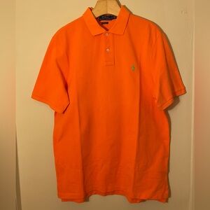 POLO Ralph Lauren Classic Fit Men's Bright Orange Polo Shirt